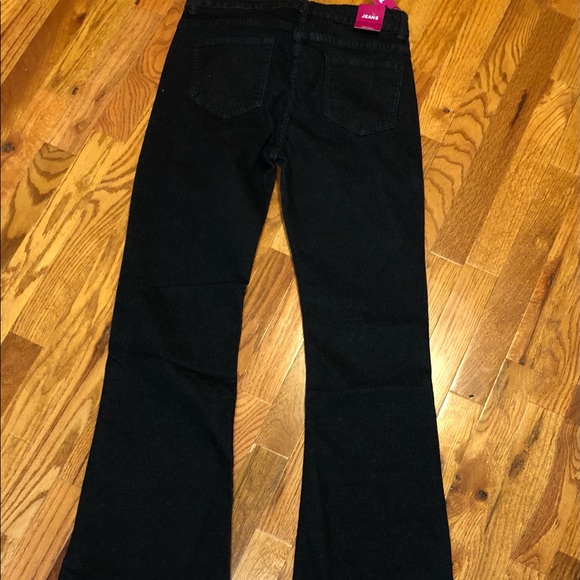 Tengfu Size 12 Jeans Flare Bottoms - Black - Picture 4 of 6